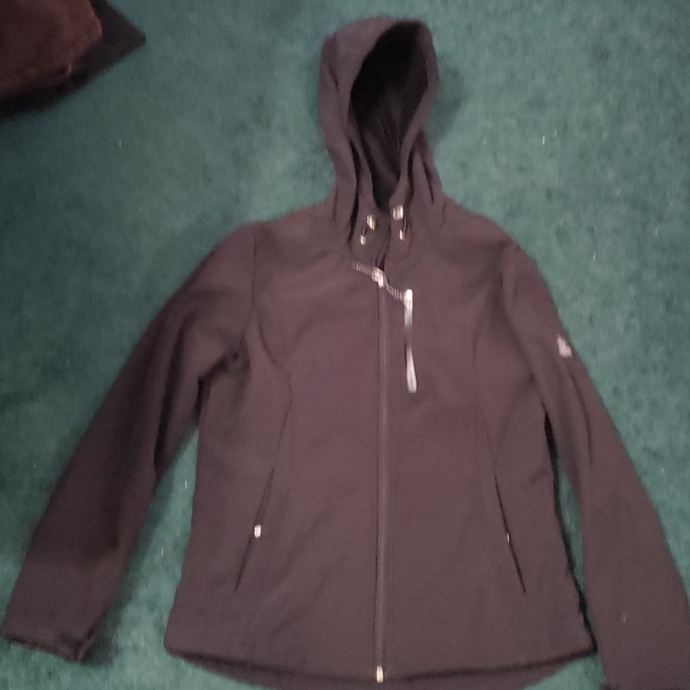 Black water resistant jacket